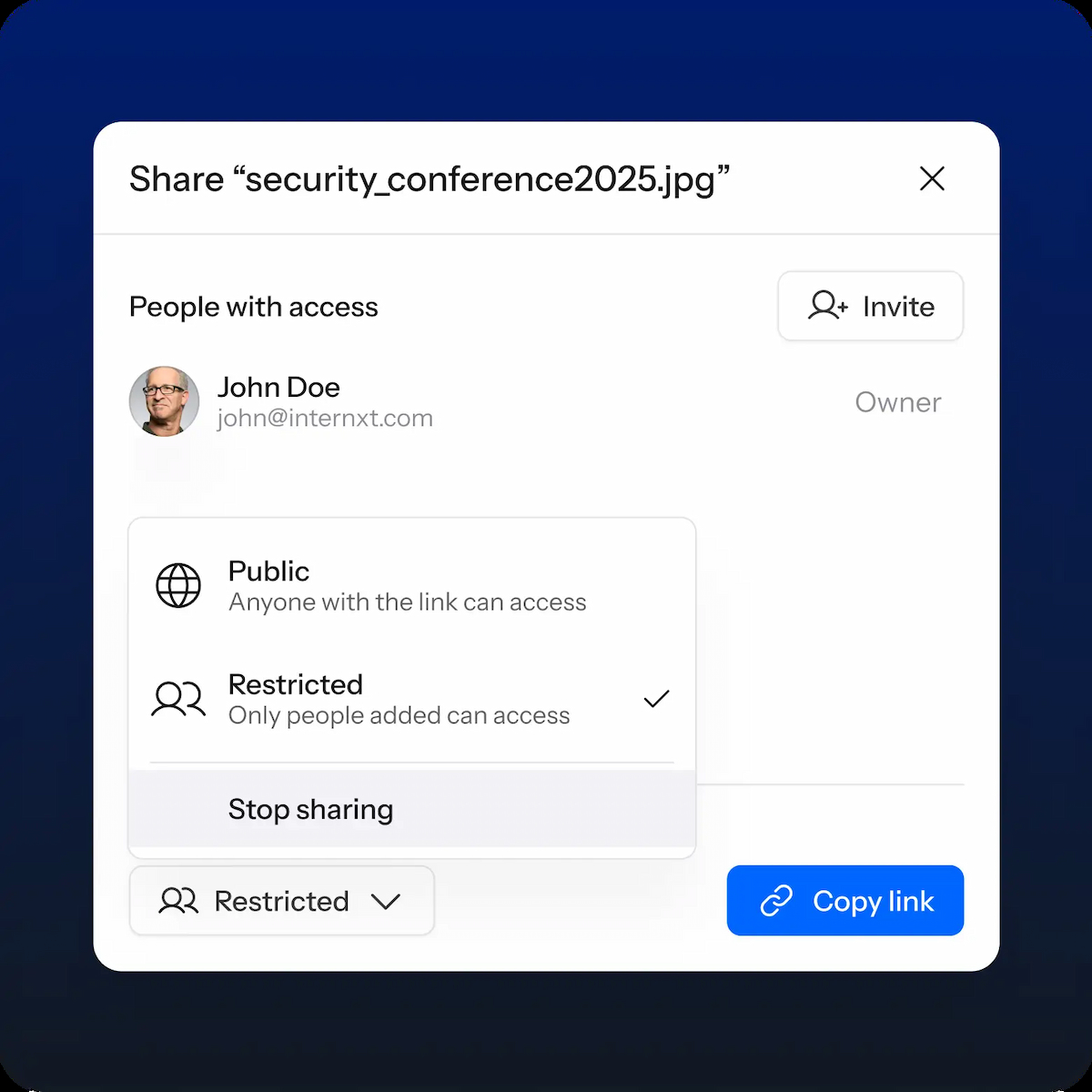 Liens partagés image